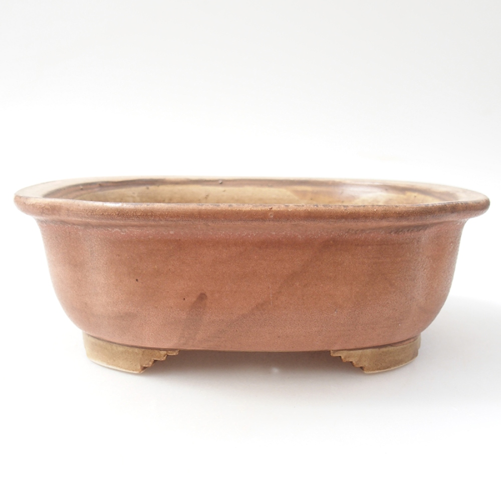 Bonsaischale aus Keramik 20 x 16 x 7  cm, Farbe rosa