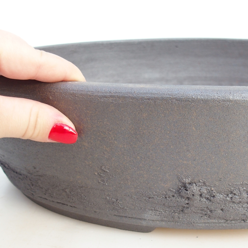 Bonsaischale 39 x 31,5 x 9,5 cm , Farbe braun