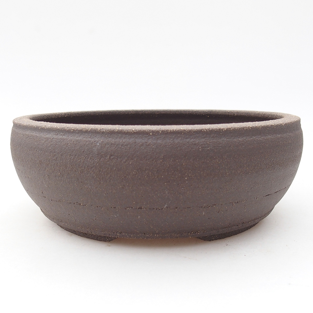 Bonsaischale aus Keramik 16,5 x 16,5 x 6 cm, braun