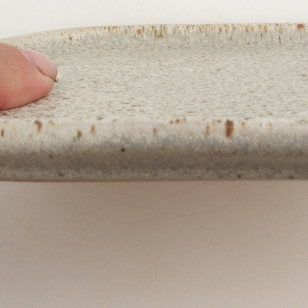 Keramikuntertasse H36 – 17,5 x 15 x 1 cm - beige