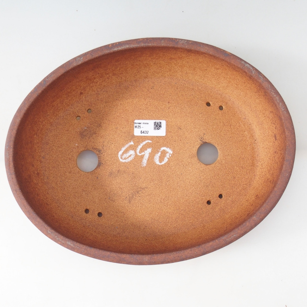 Bonsaischale 33,5 x 26 x 8,5 cm , Metallfarbe