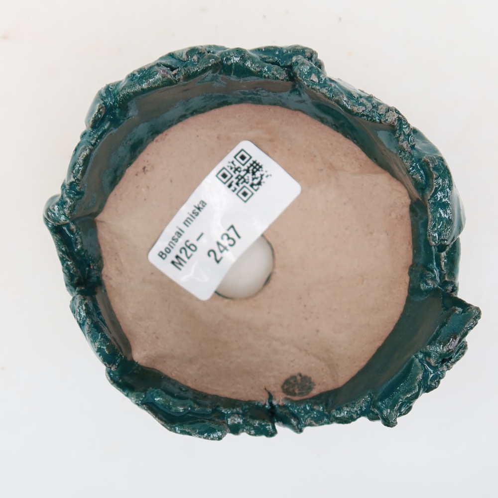 Keramikschale 9 x 8 x 5 cm , Farbe grün