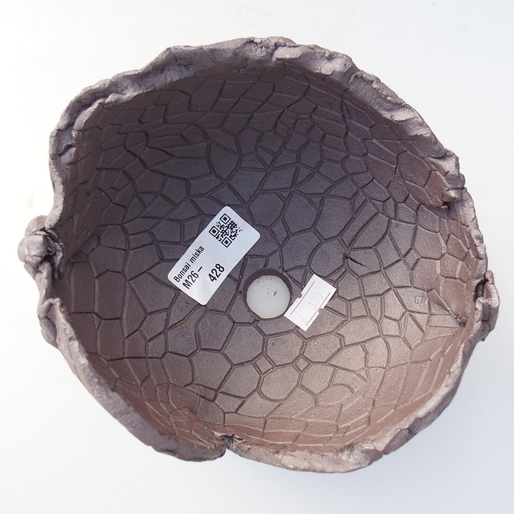 Keramikschale 15 x 14,5 x 10 cm , Metallic-Farbe