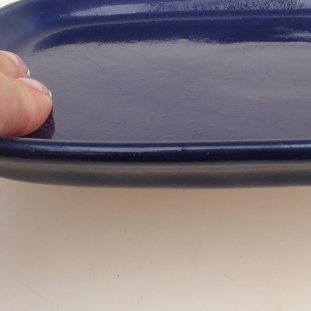 Keramikschale H06 – 20,5 x 14,5 x 1,5 cm – blau