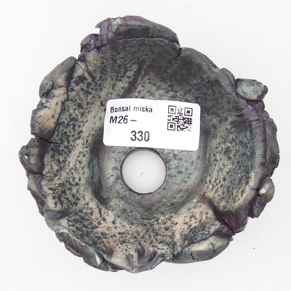 Keramikschale 9 x 8,5 x 4,5 cm , Farbe lila