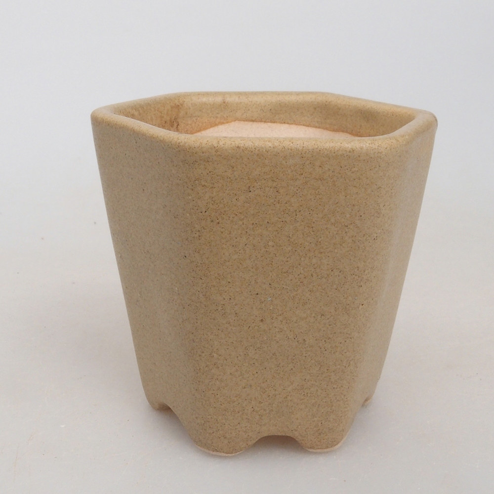 Mini-Bonsaischale 5 x 5 x 5  cm, Farbe braun