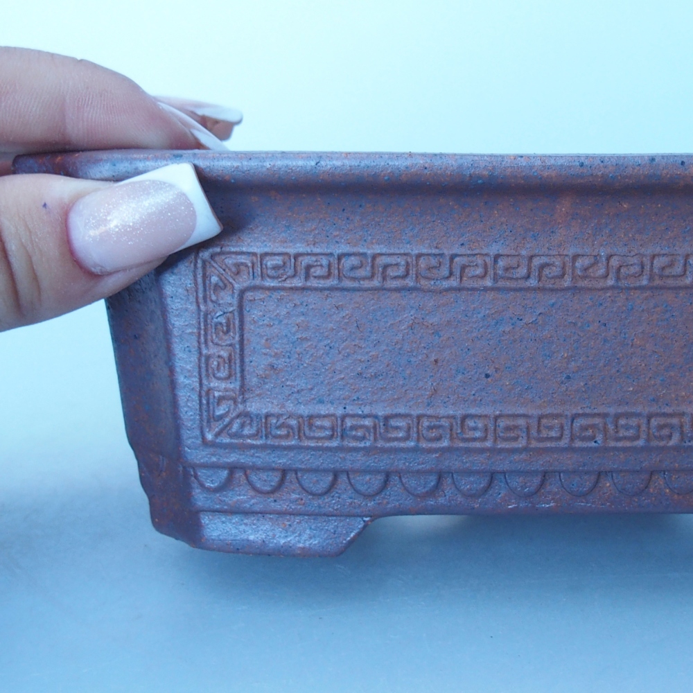Schale 16 x 11 x 6 cm braun