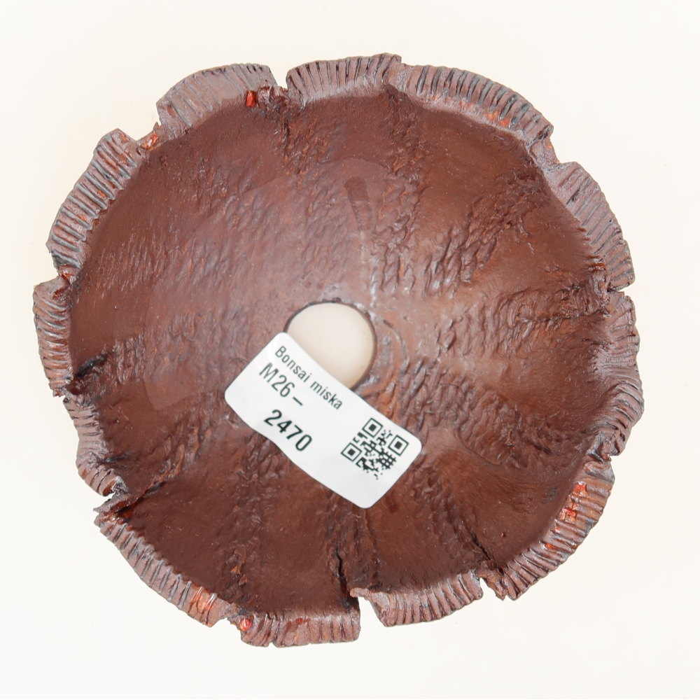 Keramikschale  10,5 x 10,5 x 6,5 cm, metallfarben