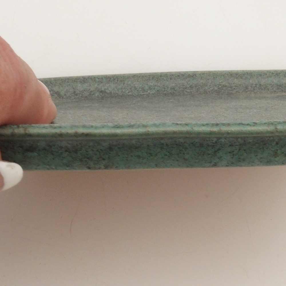 Keramikschale H11 – 11,5 x 9,5 x 1 cm – grün