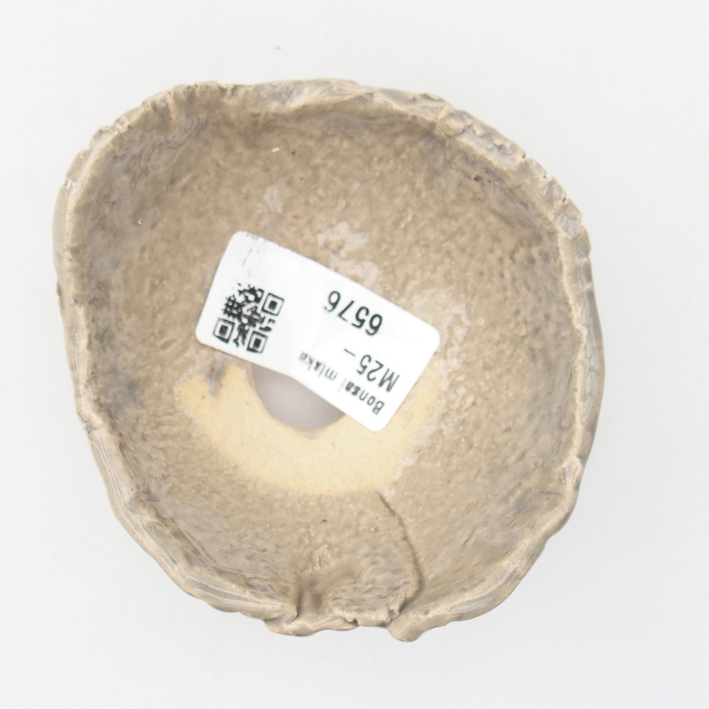 Keramikschale 8,5 x 8 x 5 cm , Farbe beige