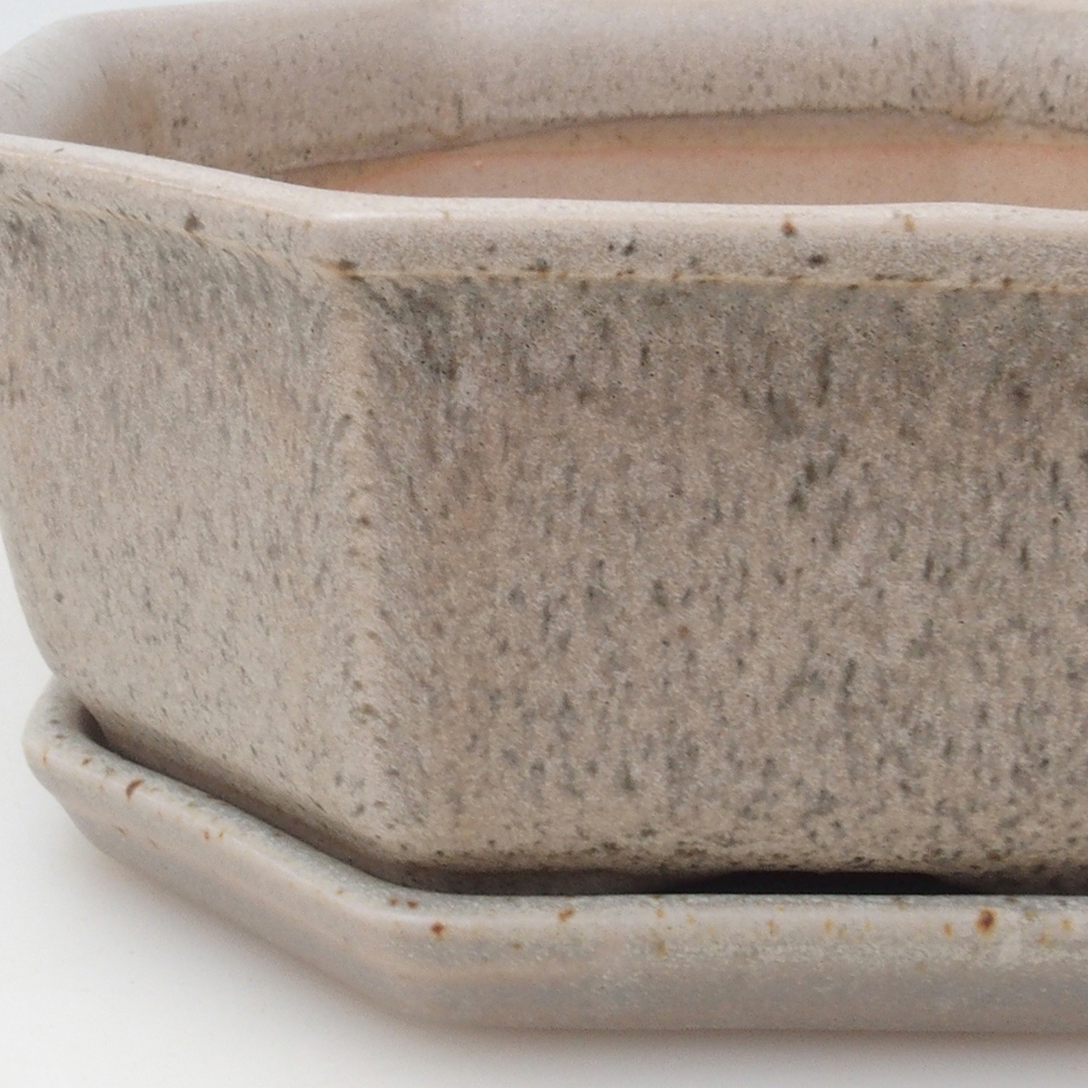 Bonsai-Schale + Untertasse H01 – 12 x 9 x 5 cm