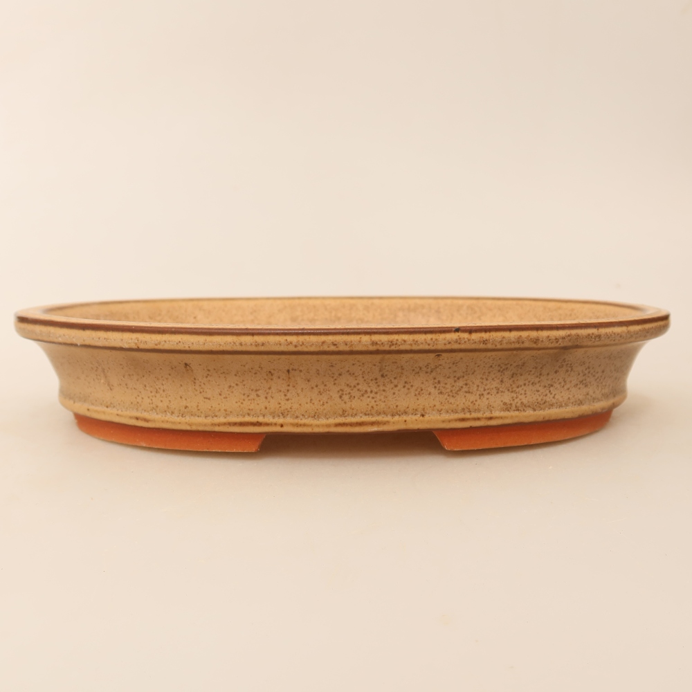 Keramikschale  21 x 14,5 x 3,5 cm, Farbe: Beige