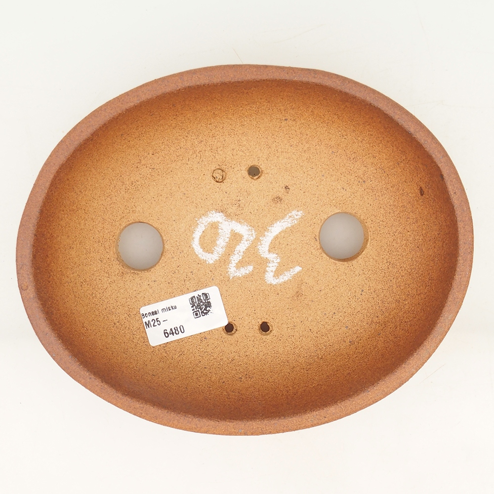 Bonsaischale 20 x 16 x 6 cm , Farbe braun
