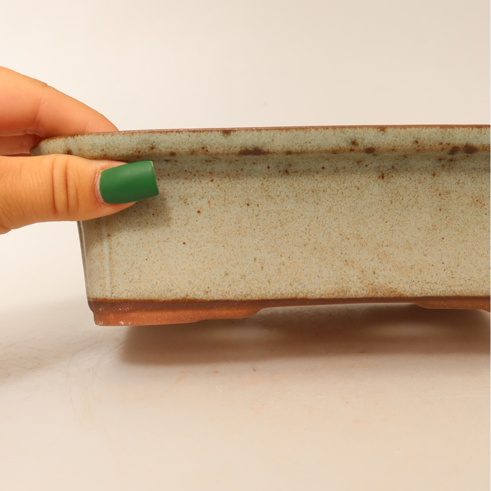 Keramikschale  20 x 15,5 x 5,5 cm, Farbe: Beige