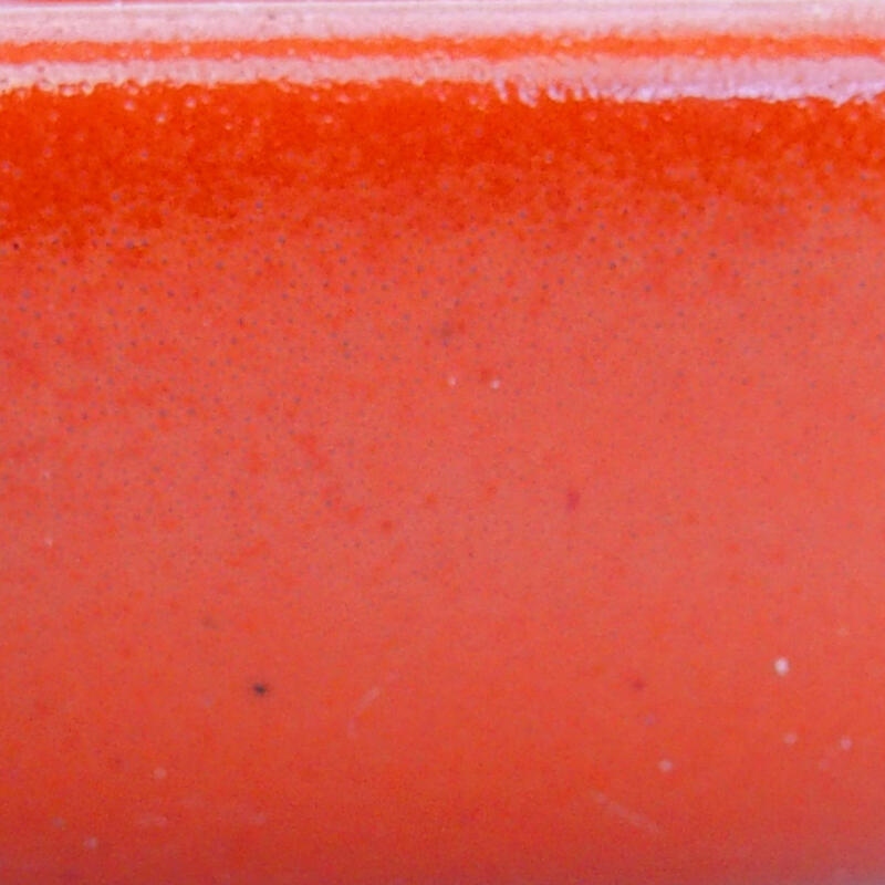 Keramik-Bonsaischale 10,5 x 9 x 3,5 cm, Farbe Orange