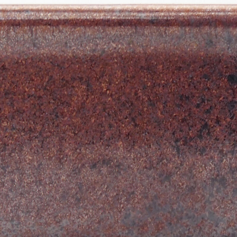 Keramik-Bonsaischale 11 x 8,5 x 3,5 cm, Farbe braun