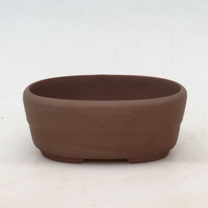 Bonsaischale aus Keramik 11 x 8 x 5 cm, rote Farbe