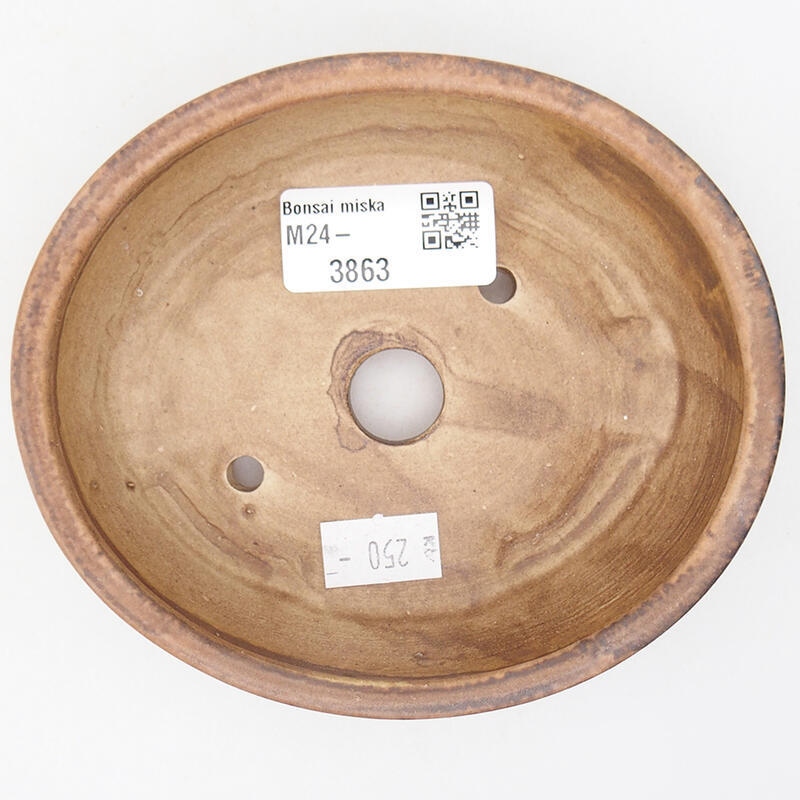 Bonsaischale aus Keramik 12,5 x 10,5 x 3,5 cm, Farbe rosa