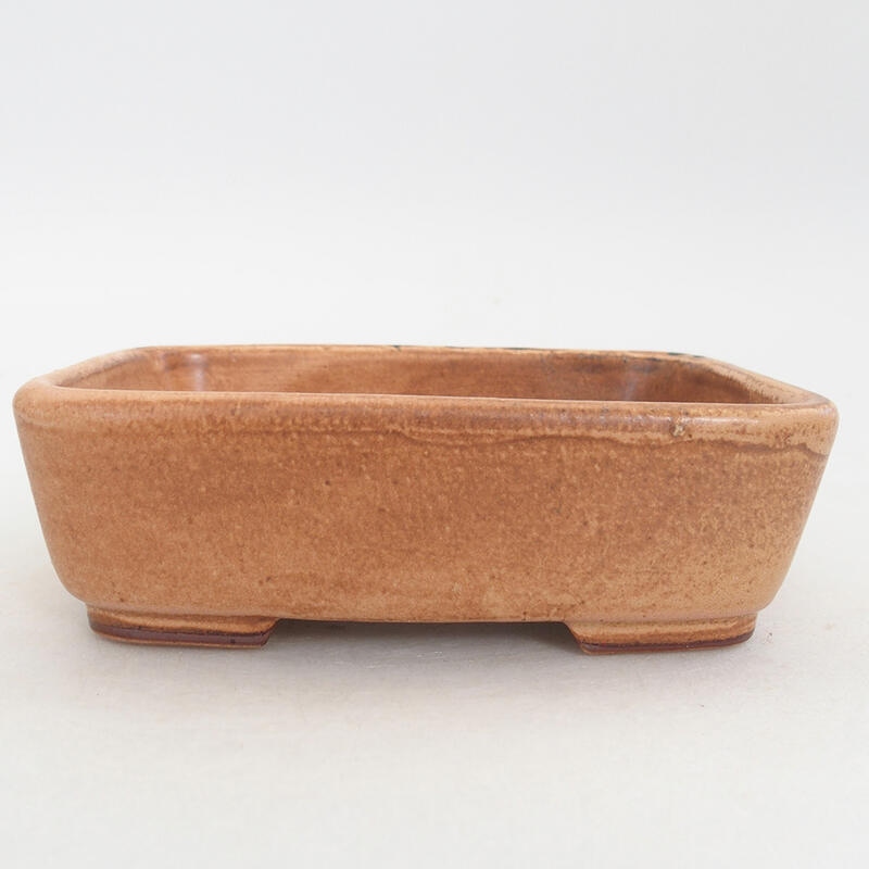 Keramik-Bonsaischale 12,5 x 10 x 4 cm, Farbe rosa