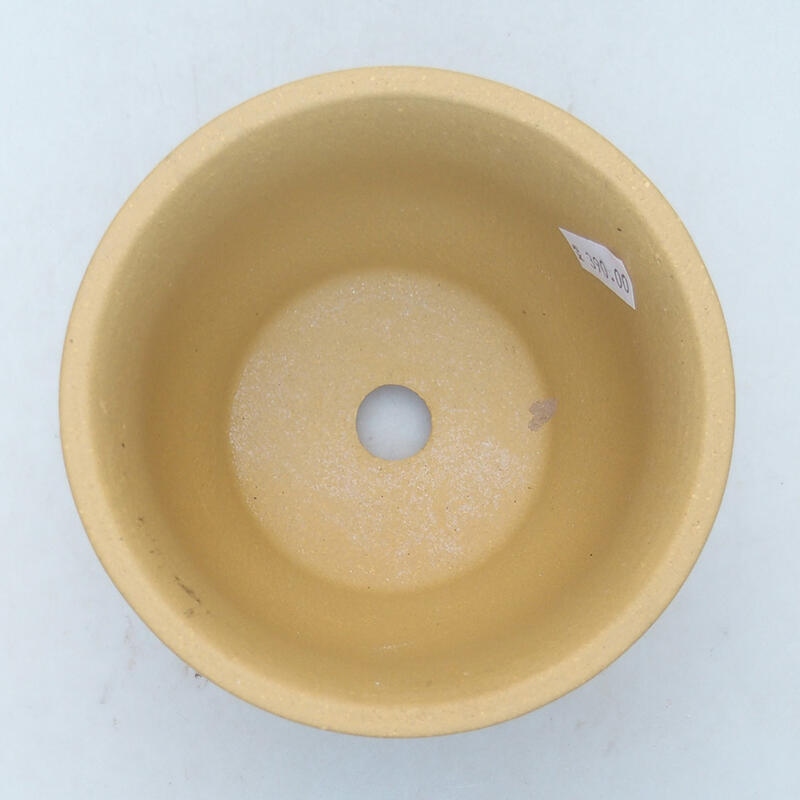 Bonsaischale aus Keramik 12,5 x 12,5 x 8,5 cm, Farbe Ocker