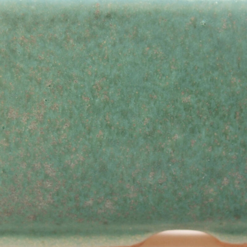 Keramik-Bonsaischale 12 x 8,5 x 4,5 cm, Farbe grün