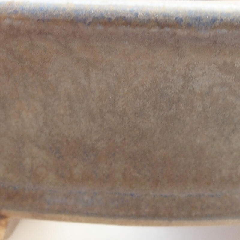 Keramik-Bonsaischale 13,5 x 12 x 4 cm, Farbe Blau