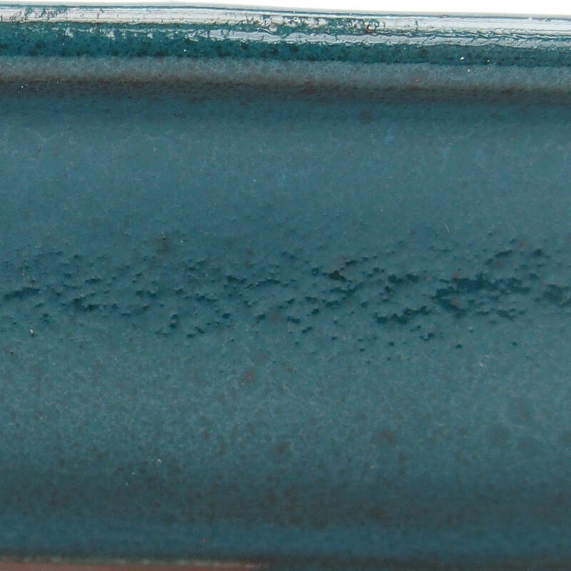Keramik-Bonsaischale 14,5 x 10,5 x 4 cm, Farbe grün