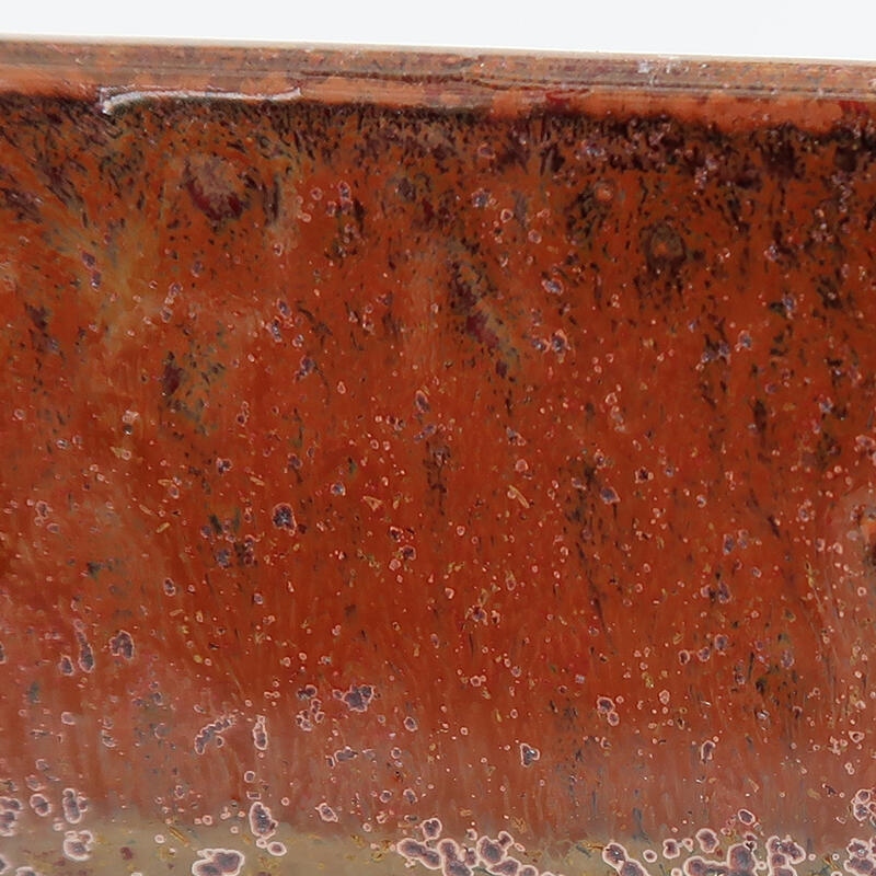 Bonsaischale aus Keramik 15 x 12 x 4 cm, Farbe braun