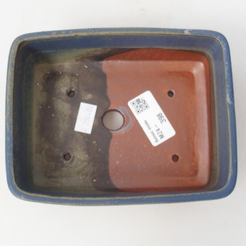 Keramik-Bonsaischale 15 x 12 x 5,5 cm, Farbe Blau