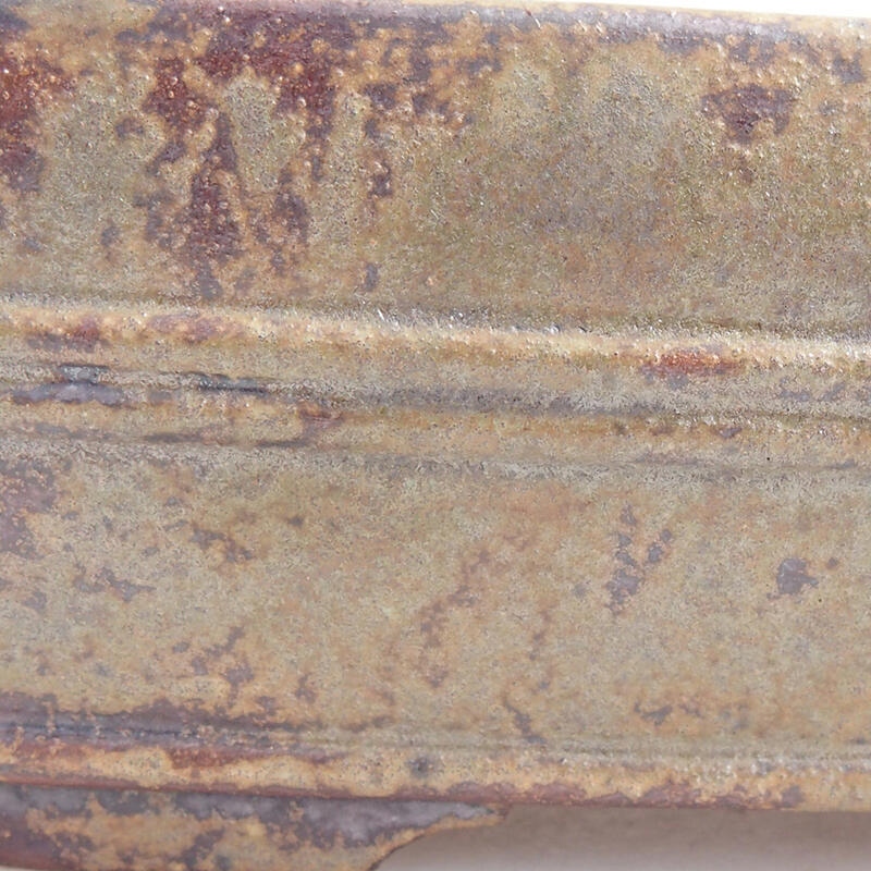Keramik-Bonsaischale 16,5 x 12 x 5,5 cm, Farbe braun