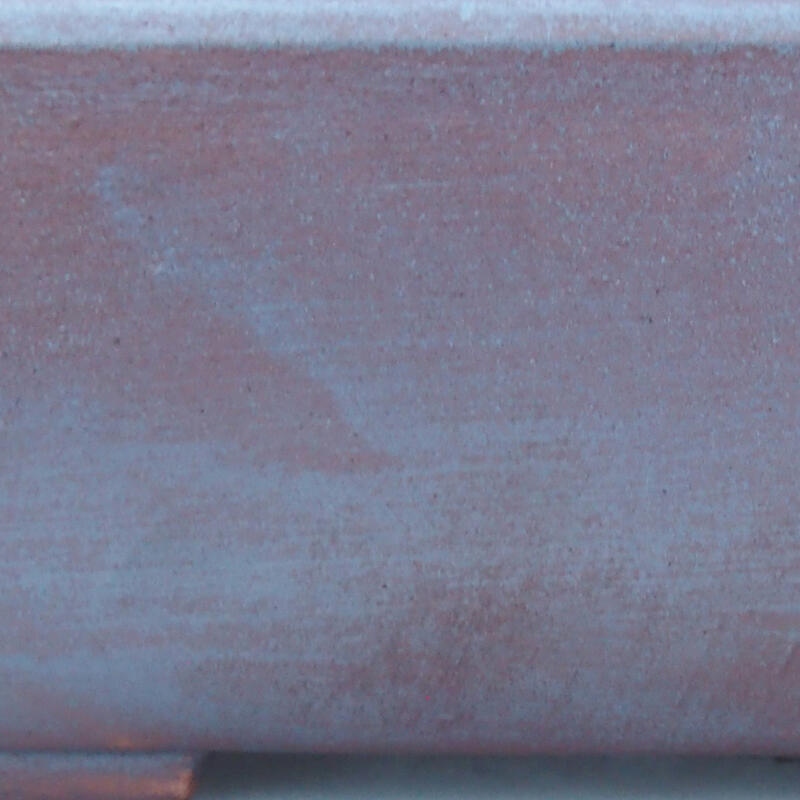 Keramik-Bonsaischale 16 x 11 x 5,5 cm, metallische Farbe