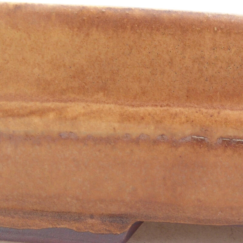 Keramik-Bonsaischale 17,5 x 14,5 x 5 cm, Farbe rosa