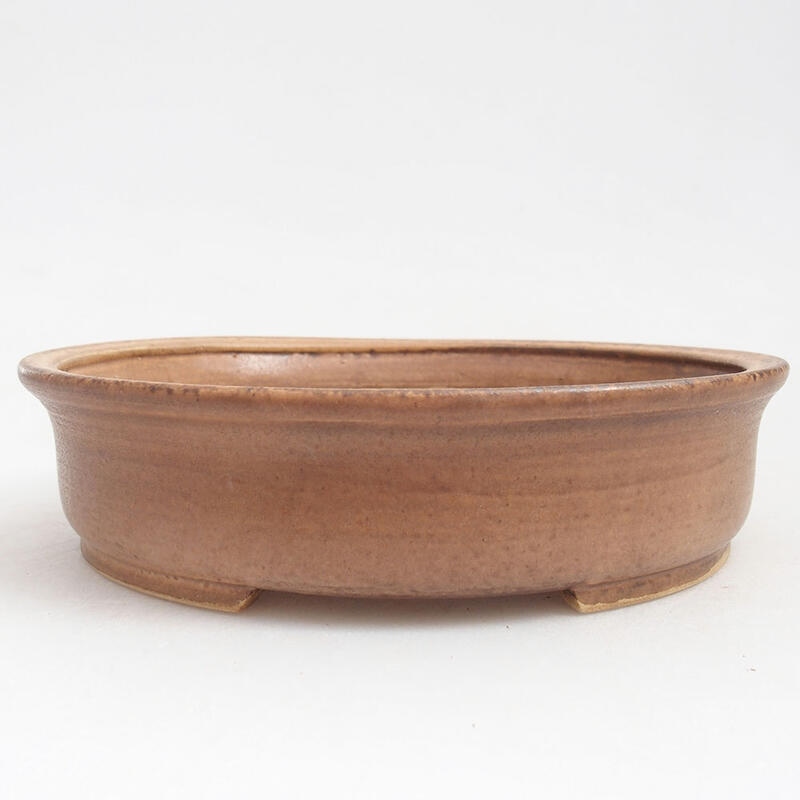 Keramik-Bonsaischale 17,5 x 16 x 4,5 cm, Farbe rosa