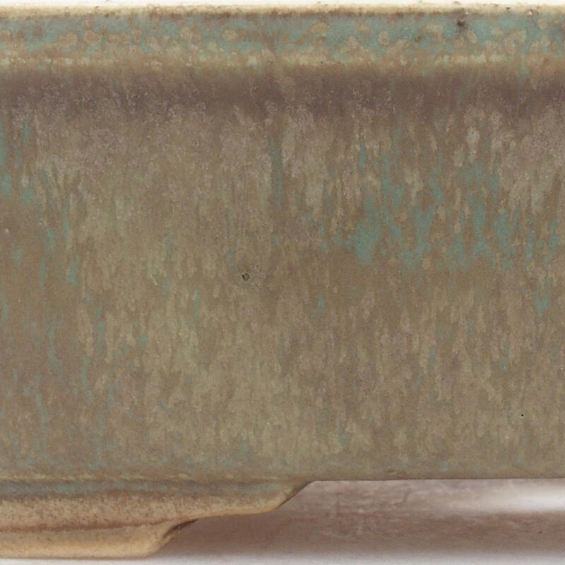 Keramik-Bonsaischale 18 x 14 x 5,5 cm, Farbe grün