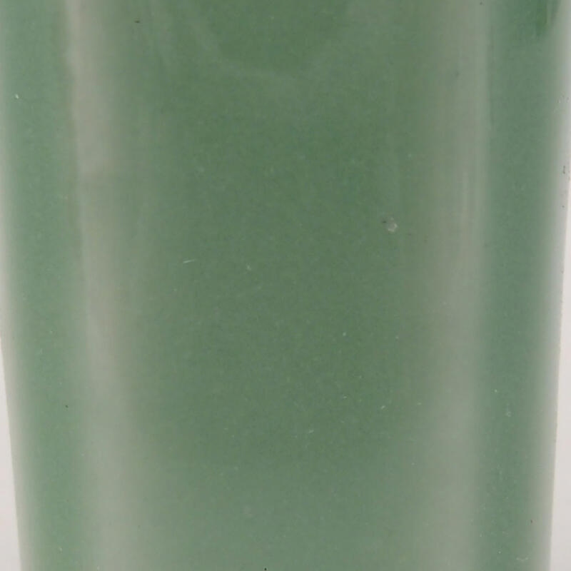 Keramik-Bonsaischale 2,5 x 2,5 x 4,5 cm, Farbe grün
