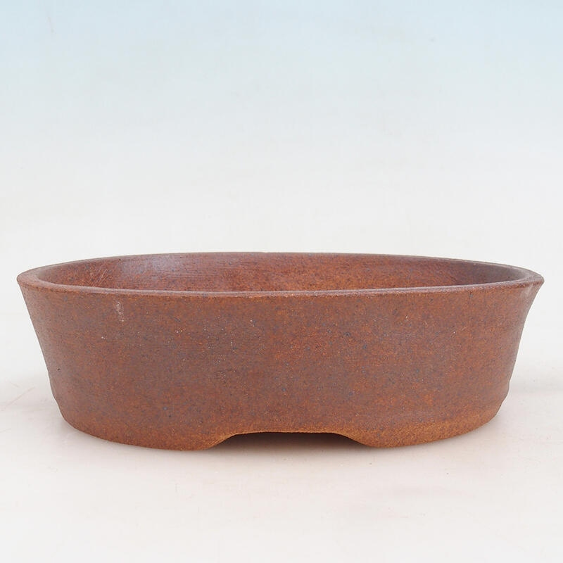 Keramik-Bonsaischale 20 x 16 x 5 cm, Farbe braun