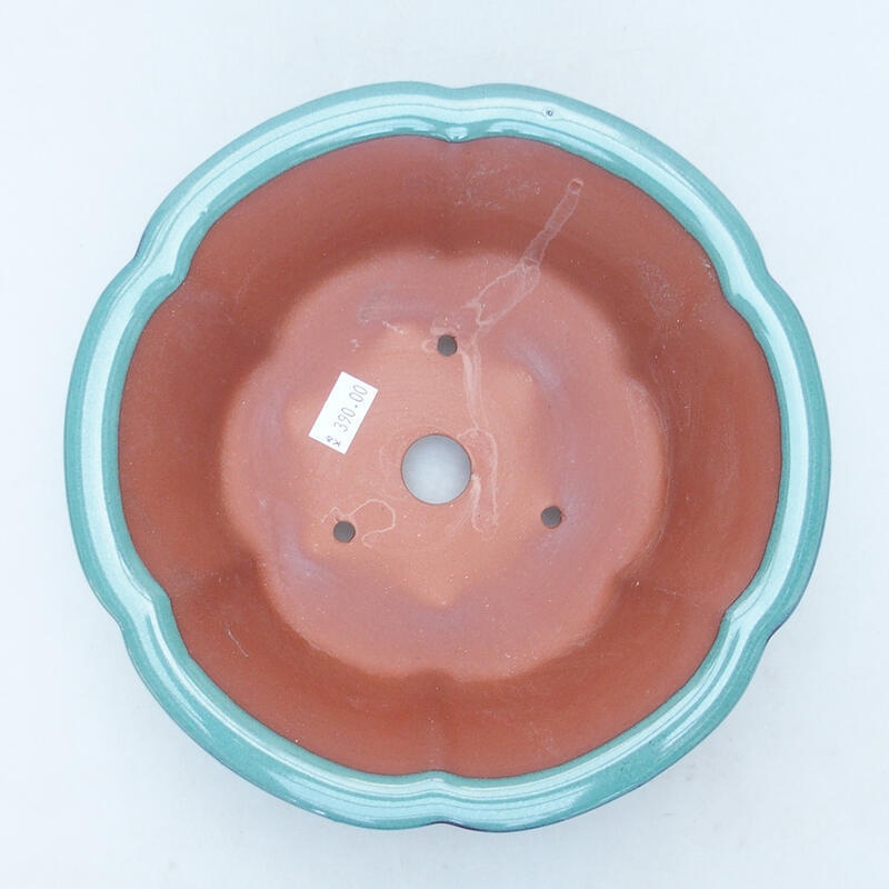 Bonsaischale aus Keramik 20 x 20 x 6,5 cm, Farbe grün