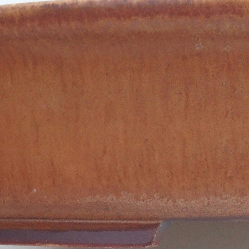 Keramik-Bonsaischale 28,5 x 25 x 6 cm, Farbe rosa