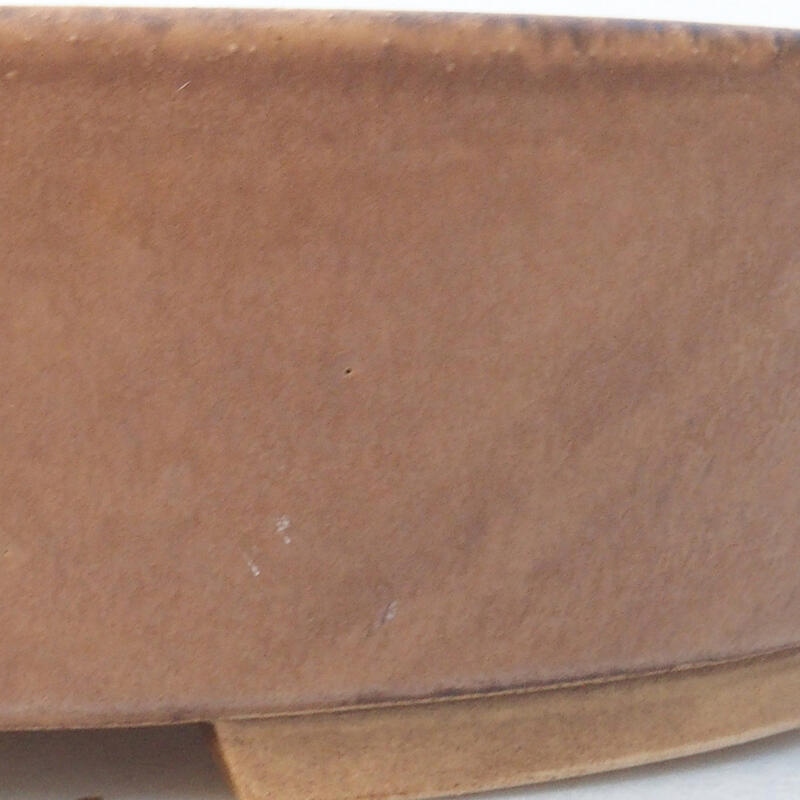 Keramik-Bonsaischale 28 x 24 x 6 cm, Farbe rosa