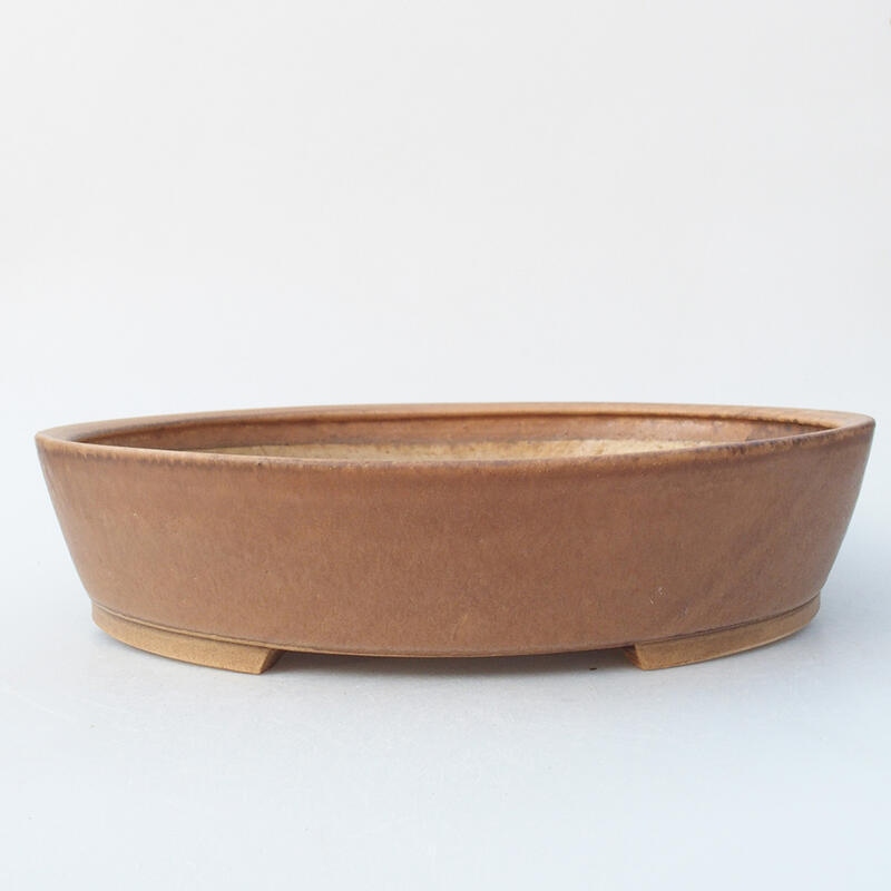 Keramik-Bonsaischale 28 x 24 x 6 cm, Farbe rosa