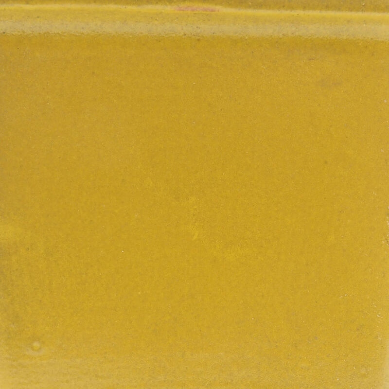Keramik-Bonsaischale 5,5 x 5,5 x 5 cm, Farbe gelb