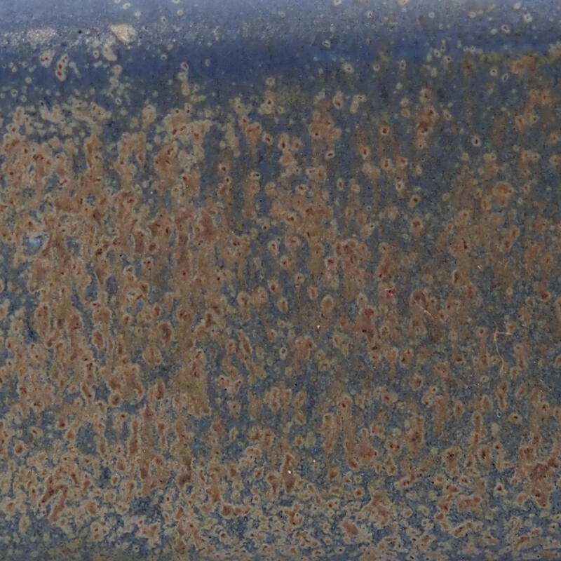Keramik-Bonsaischale 7 x 7 x 3 cm, Farbe Blau