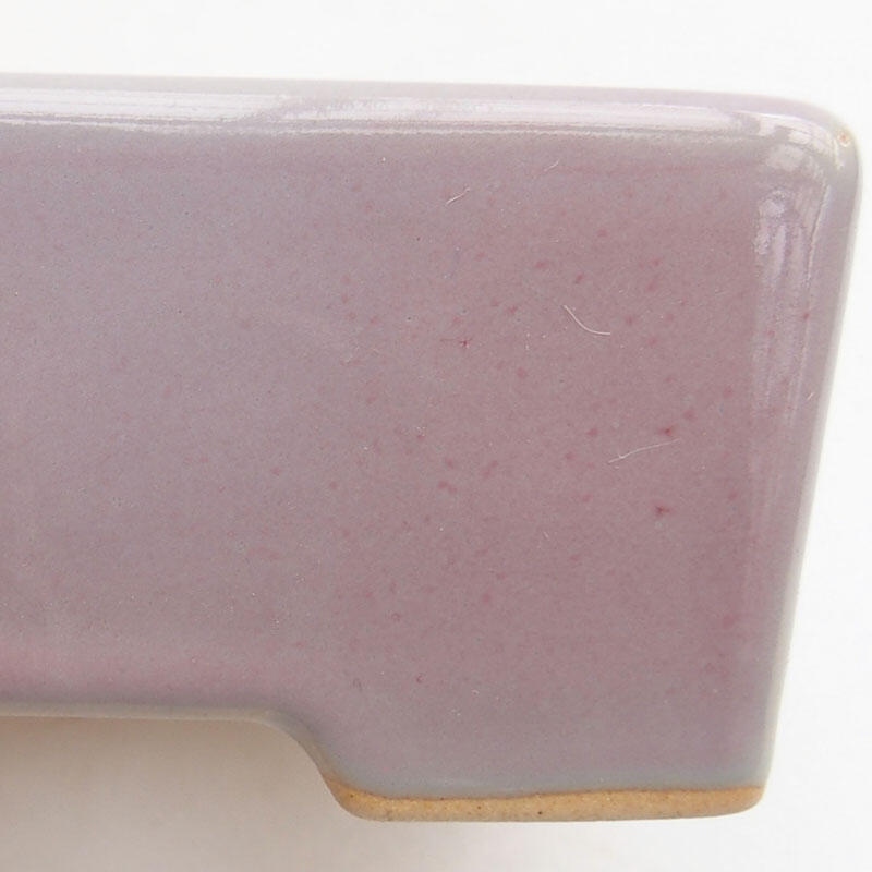 Keramik-Bonsaischale 8,5 x 7 x 4 cm, Farbe rosa