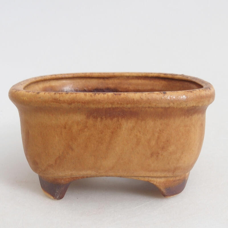 Keramik-Bonsaischale 8 x 7 x 4,5 cm, Farbe rosa