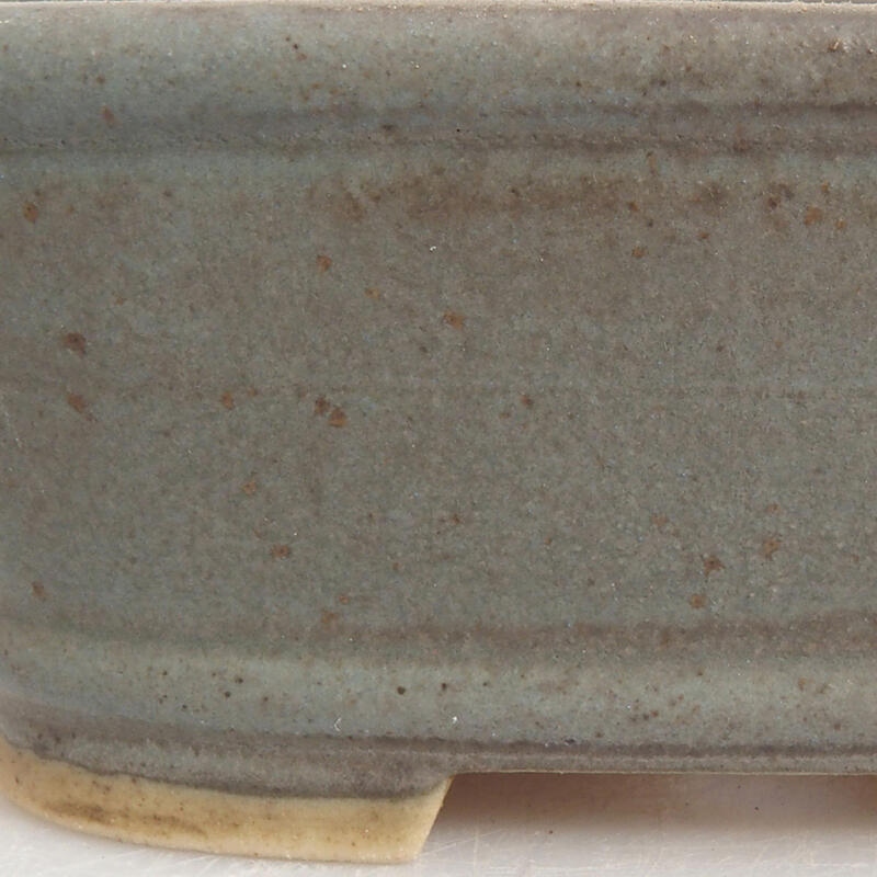 Keramik-Bonsaischale 9 x 8 x 3,5 cm, Farbe Blau