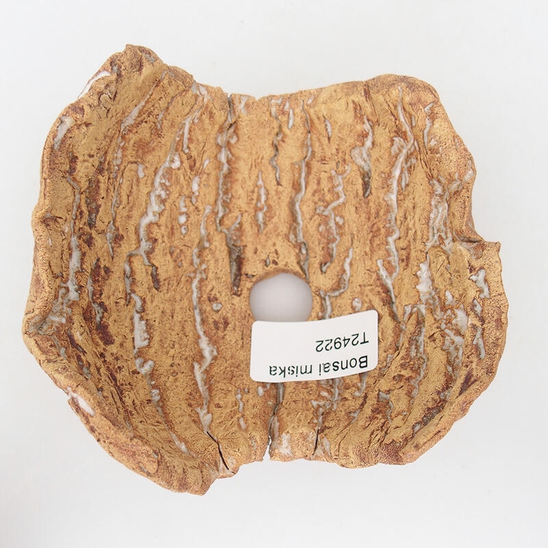 Keramikschale 10 x 11 x 7 cm, Farbe naturweiß
