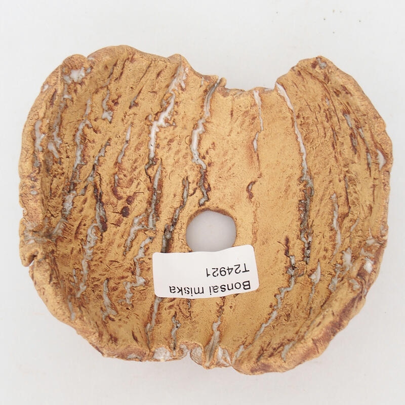 Keramikschale 10 x 11 x 7 cm, Farbe naturweiß