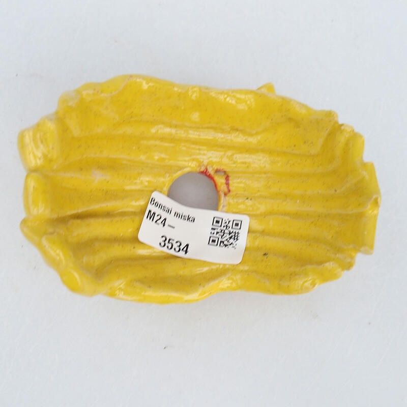 Keramikschale 10 x 7 x 7 cm, Farbe gelb