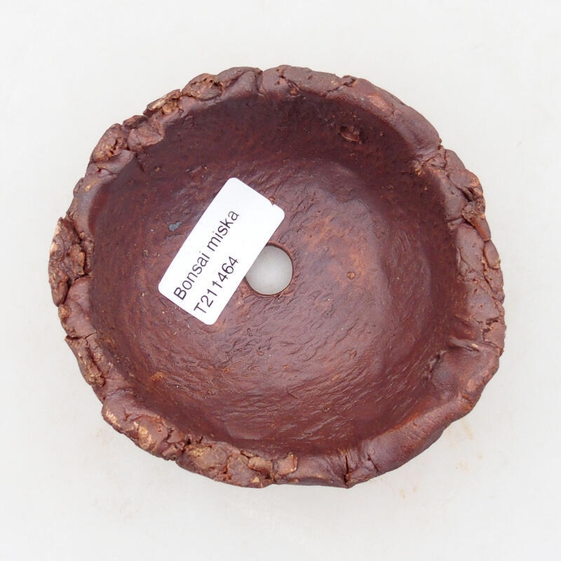 Keramikschale 10 x 9,5 x 5 cm, graue Farbe