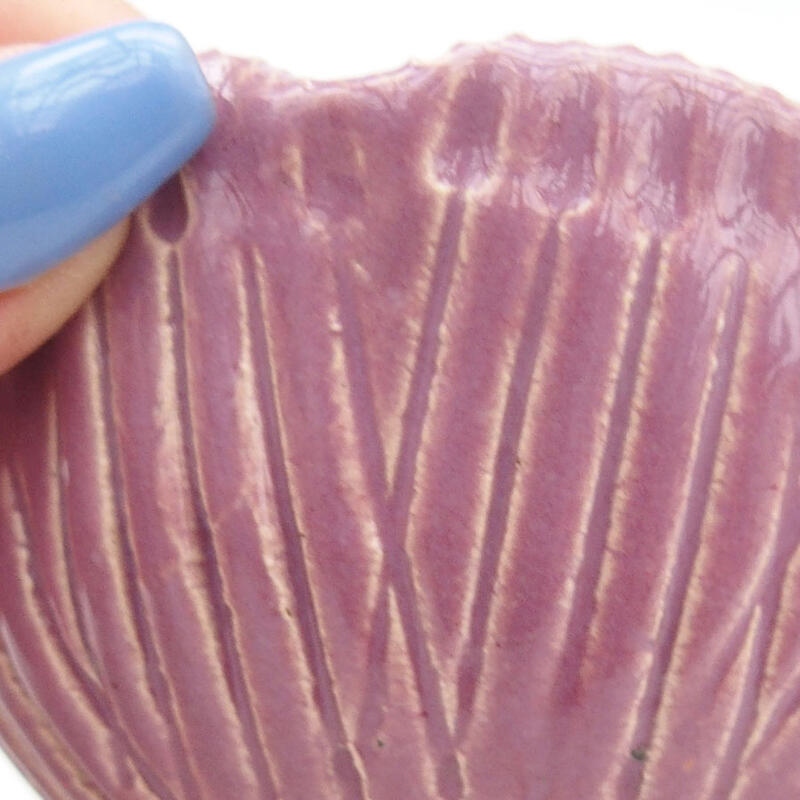 Keramikschale 10 x 9,5 x 6 cm, Farbe Lila